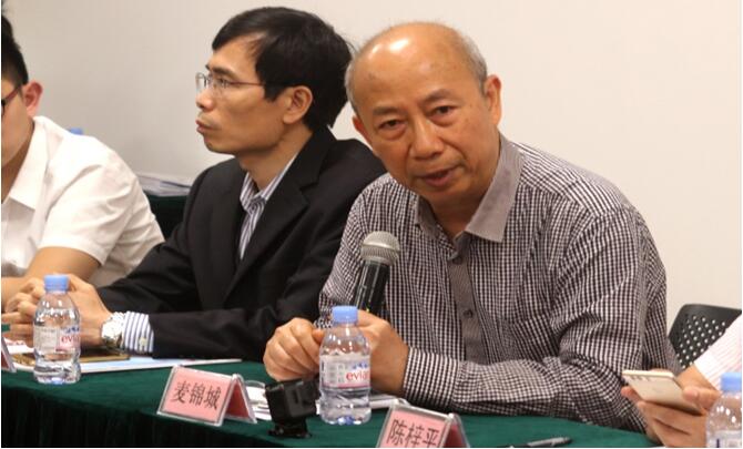 广州市中小学卫生健康促进中心原主任、研究院理事麦锦城先生在会上发言
